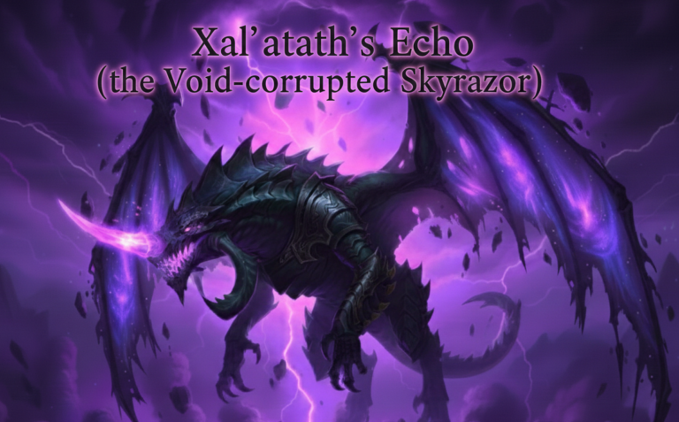 Xal’atath’s Echo (the Void-corrupted Skyrazor)